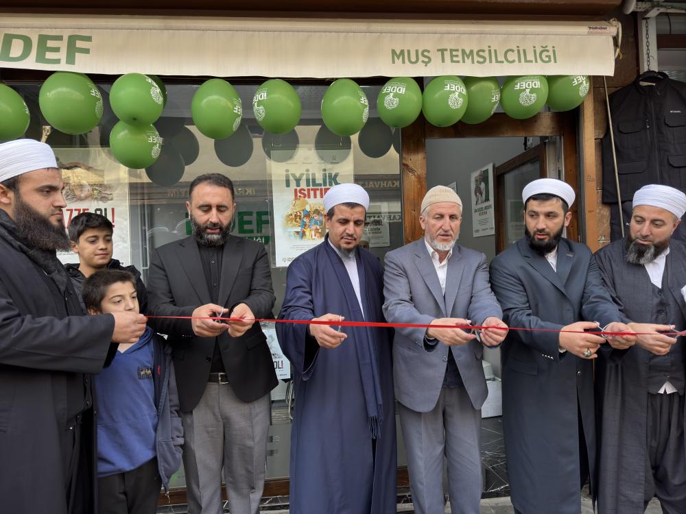 MUŞ’TA AÇILAN İDDEF TEMSİLCİLİĞİ HAYIRSEVERLERİ BİR ARAYA GETİRDİ