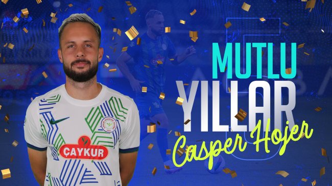 ÇAYKUR RİZESPOR, CASPER HØJER'İN DOĞUM GÜNÜNÜ KUTLADI