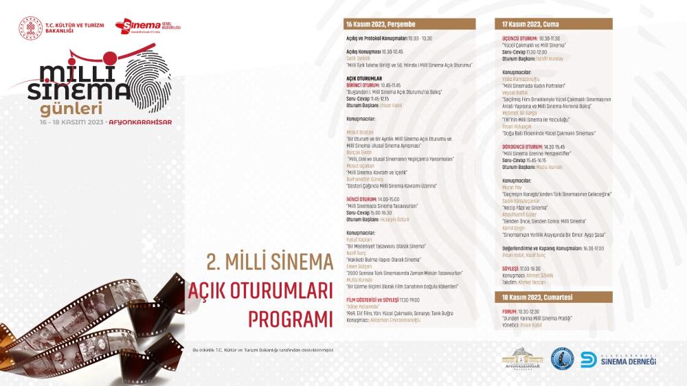 ÜÇ GÜNLÜK SİNEMA ŞÖLENİ: AÇIK OTURUMLAR VE FİLM GÖSTERİMLERİ BAŞLIYOR