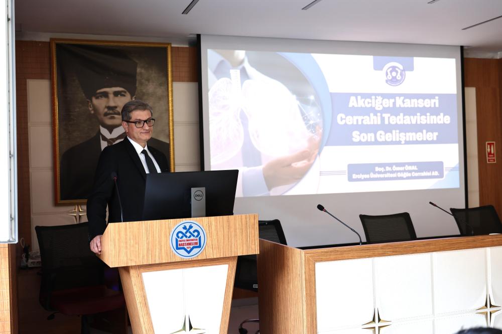 AKCİĞER KANSERİ CERRAHİSİNDE SON TEKNOLOJİLER ERCİYES ÜNİVERSİTESİ’NDE TARTIŞILDI