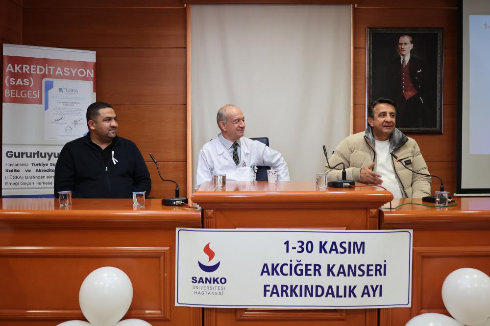 SANKO ÜNİVERSİTESİ HASTANESİ’NDE “AKCİĞER KANSERİNDE UMUT DOLU HİKAYELER” TOPLANTISI