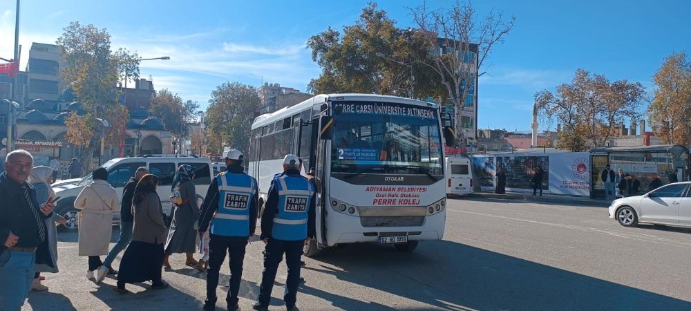 ADIYAMAN BELEDİYESİNDEN TOPLU TAŞIMA VE TİCARİ TAKSİLERE KAPSAMLI DENETİM