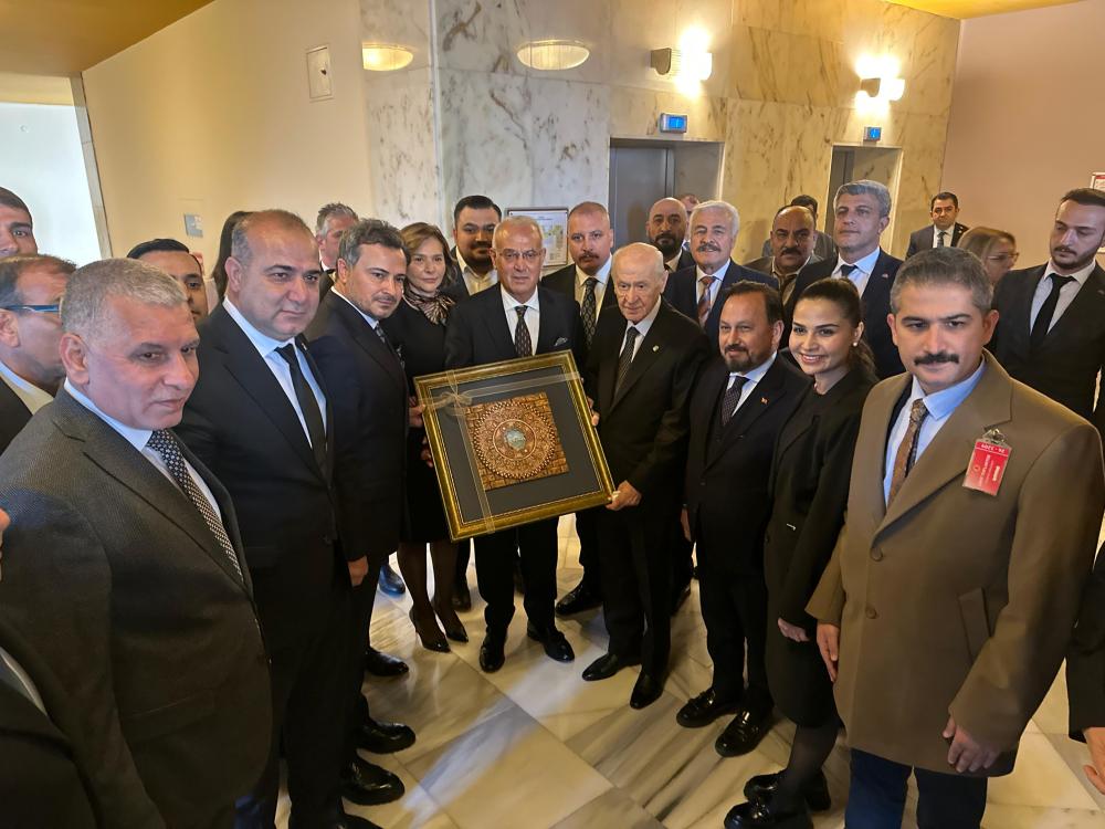 MHP LİDERİ DEVLET BAHÇELİ ADANA HEYETİNE TEŞEKKÜR ETTİ