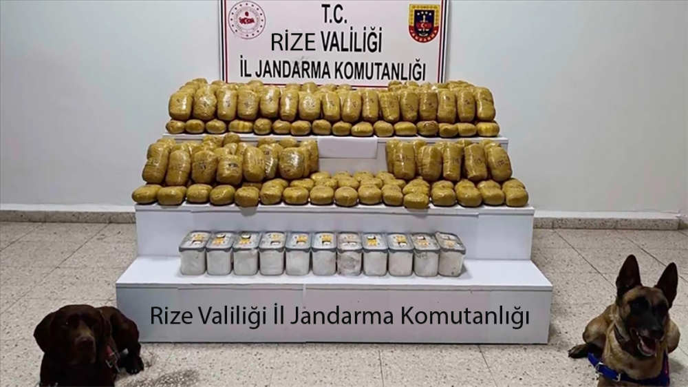 RİZE’DE “NARKOKAPAN-1” OPERASYONU BAŞARIYLA GERÇEKLEŞTİRİLDİ