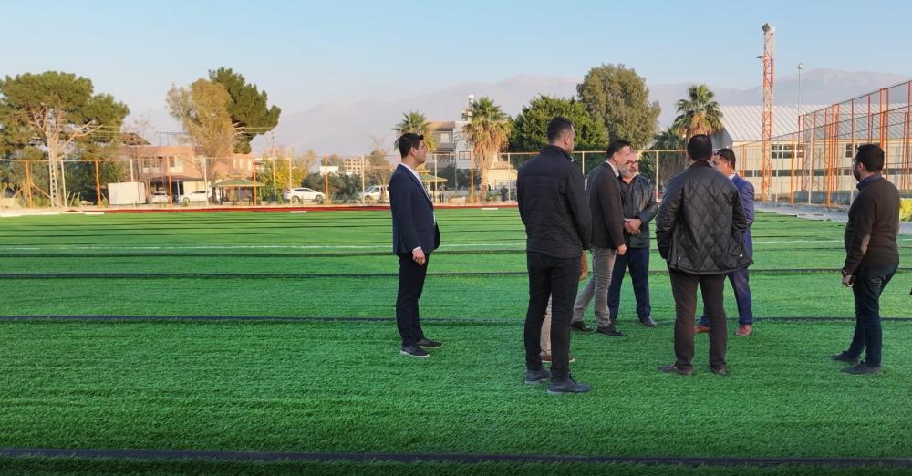 BAŞKAN ÜSTÜN, SPORA VE SPORCULARA DESTEK VERMEYE DEVAM EDİYOR