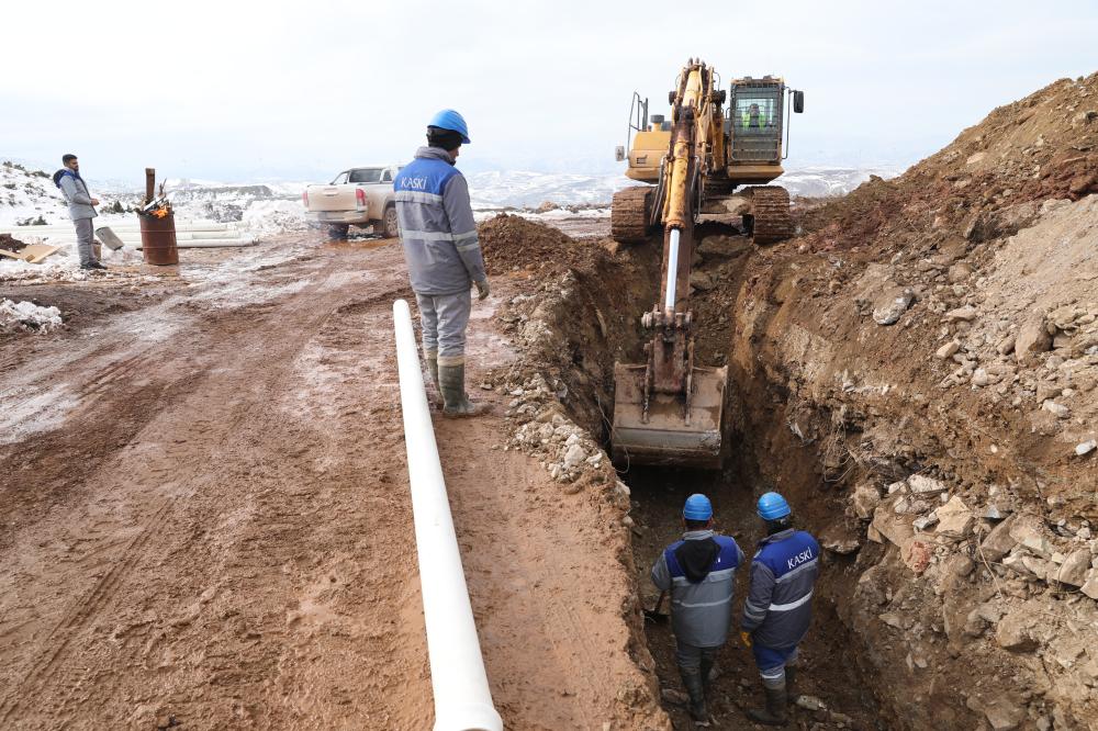 KASKİ, YAHYALI İLÇESİNE 4 MİLYON 150 BİN TL'LİK İÇME SUYU YATIRIMI YAPACAK