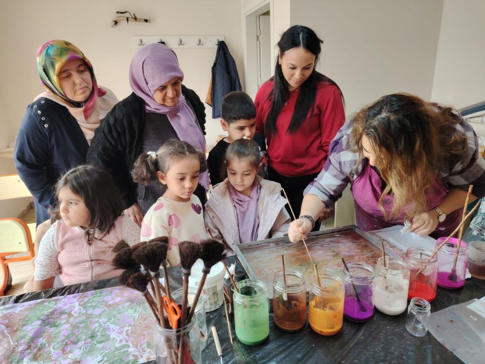 HBB ÇOCUKLARI SANATLA BULUŞTURUYOR