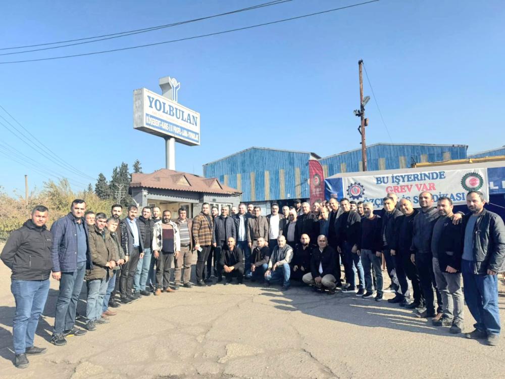 AKP PAYAS'TAN GREVDEKİ YOLBULAN EMEKÇİLERİNE DESTEK MESAJI