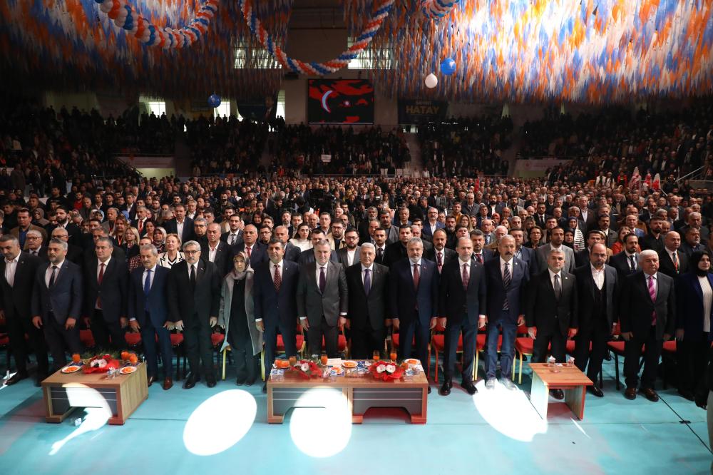 AK PARTİ HATAY 8. OLAĞAN İL KONGRESİ COŞKUYLA GERÇEKLEŞTİ