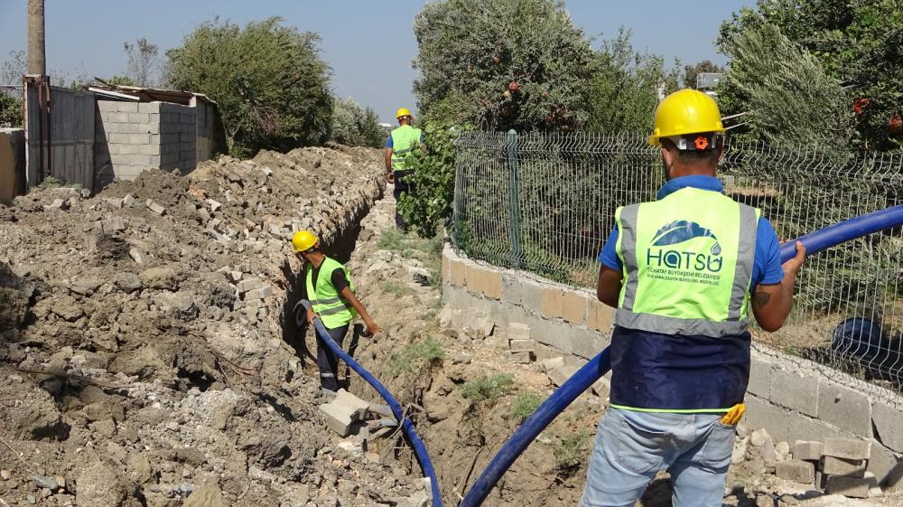 HATSU’DAN HATAY’DA 166 BİN METRELİK ALTYAPI YATIRIMI