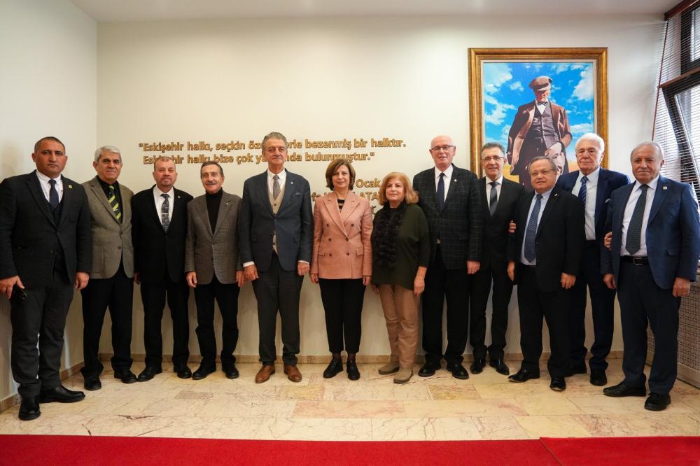 ATATÜRKÇÜ DÜŞÜNCE DERNEĞİ'NDEN ESKİŞEHİR BÜYÜKŞEHİR’E ZİYARET
