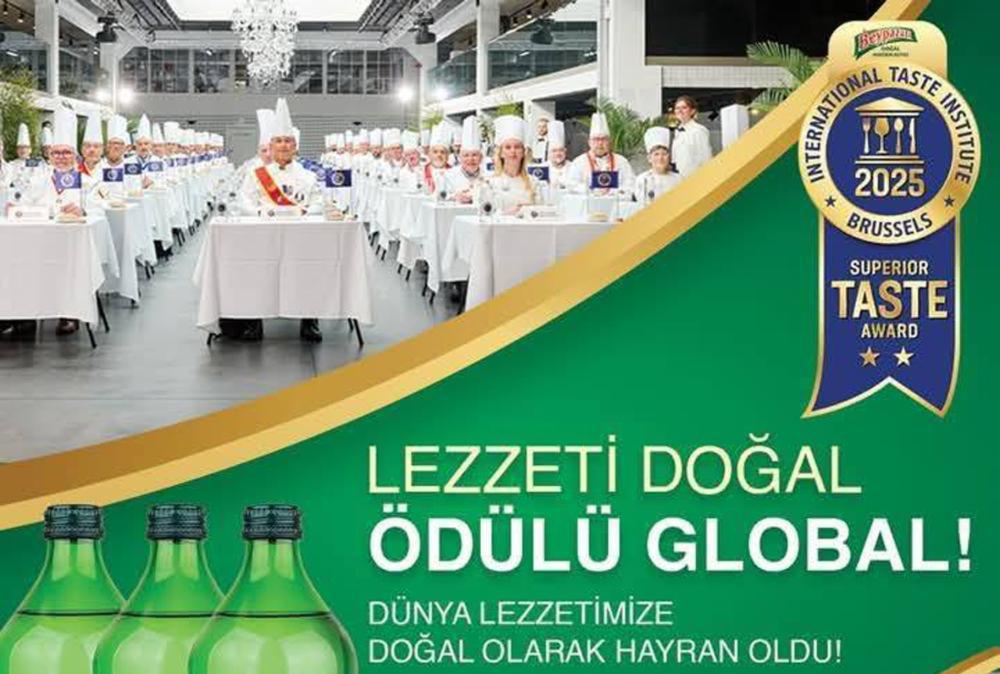 BEYPAZARI DOĞAL MADEN SUYU AVRUPA’DAN ÜSTÜN LEZZET ÖDÜLÜYLE DÖNDÜ!