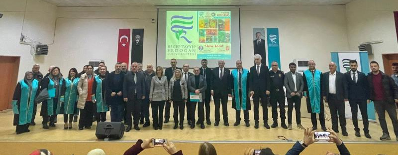 RTEÜ’DE TARIMSAL EĞİTİMİN 179. YILI SLOW FOOD KONFERANSI İLE KUTLANDI