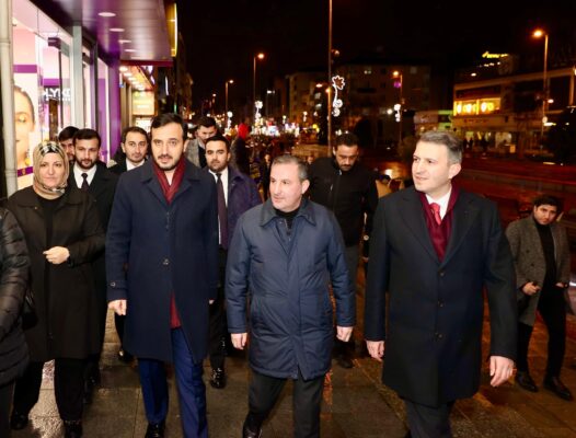 AK PARTİ İL BAŞKANI ADAYI ABDULLAH ÖZDEMİR SULTANBEYLİ’DE ESNAFI ZİYARET ETTİ