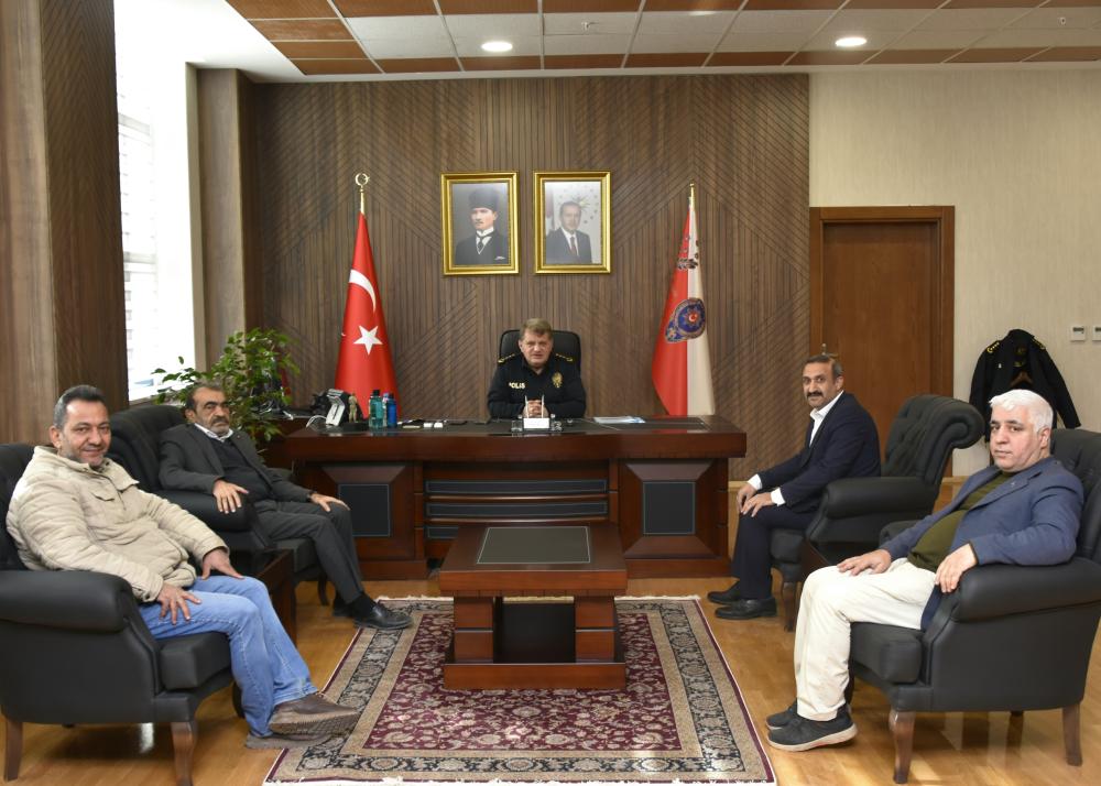 AGC YÖNETİMİNDEN YENİ EMNİYET MÜDÜRÜ ALPER UZMAN’A ZİYARET