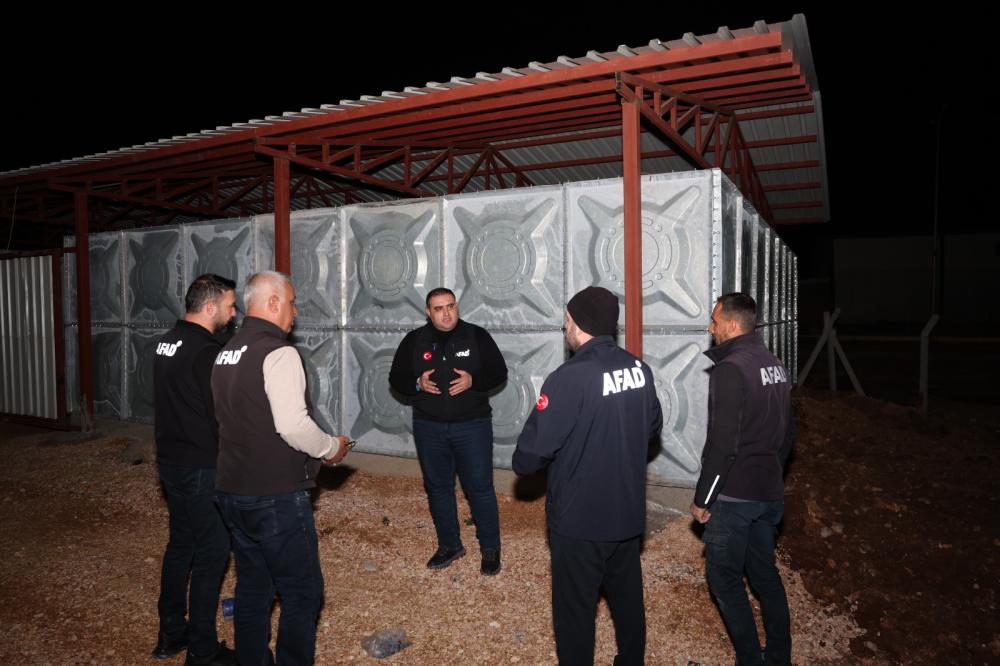 ADIYAMAN’DA K-13 KONTEYNER KENT’İN SU SORUNU ÇÖZÜLDÜ