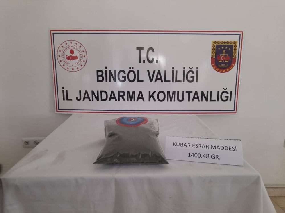 BİNGÖL’DE JANDARMA OPERASYONU: UYUŞTURUCU VE SİLAH ELE GEÇİRİLDİ