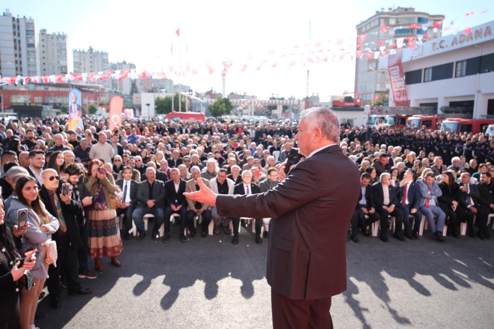 ADANA’DA MERKEZ İTFAİYE BİNASI YENİDEN İNŞA EDİLDİ VE HİZMETE AÇILDI