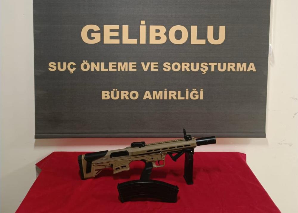 ÇANAKKALE GELİBOLU’DA RUHSATSIZ OTOMATİK TÜFEK OPERASYONU