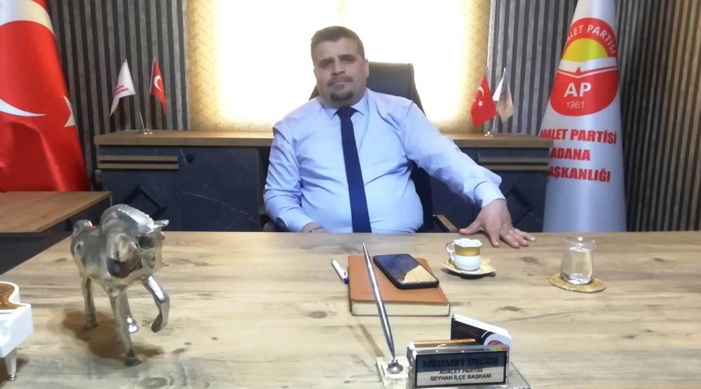 ADALET PARTİSİ’NDE GÖREV DEĞİŞİMİ! MEHMET UYĞUR ADANA İL BAŞKANI SEÇİLDİ