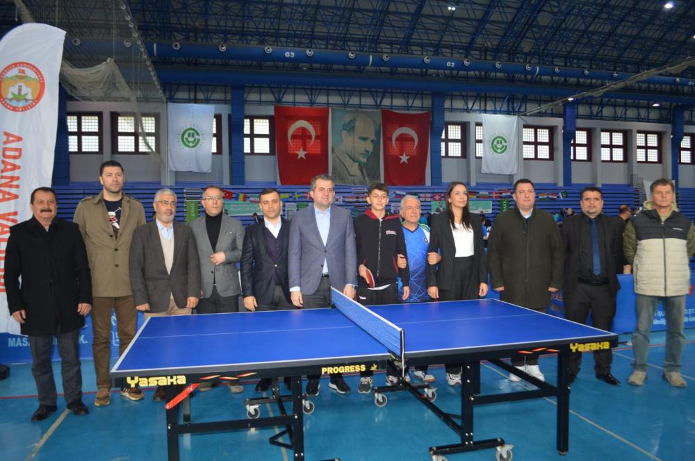 VETERANLAR MASA TENİSİ TURNUVASI ADANA’DA GERÇEKLEŞTİ, İLGİ EKSİK KALDI
