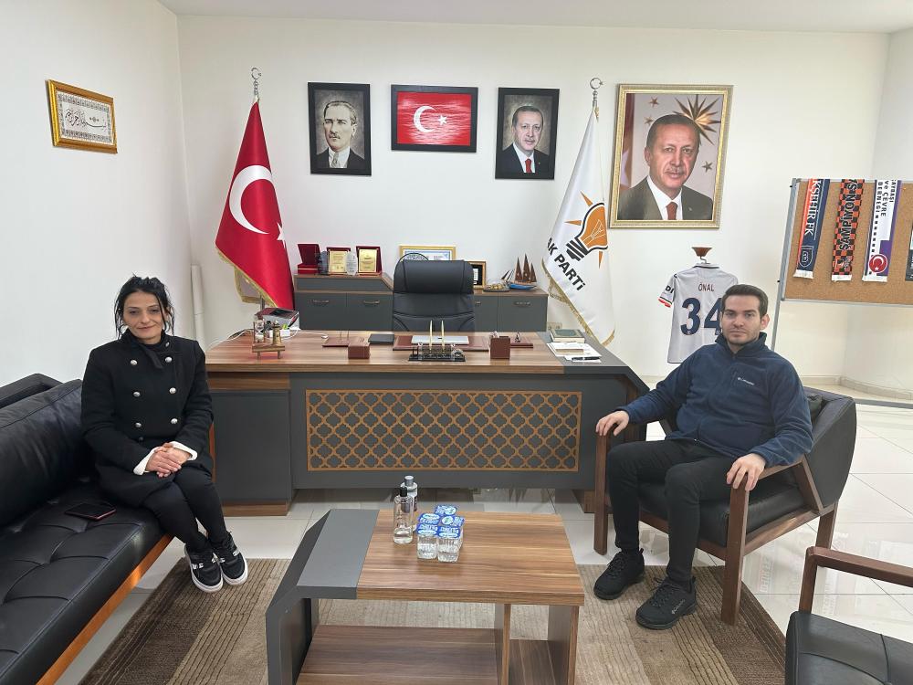 UHA SANCAKTEPE TEMSİLCİSİ GÜLSEVEN TAŞ’TAN AK PARTİ SANCAKTEPE GENÇLİK KOLLARI BAŞKANI’NA ZİYARET