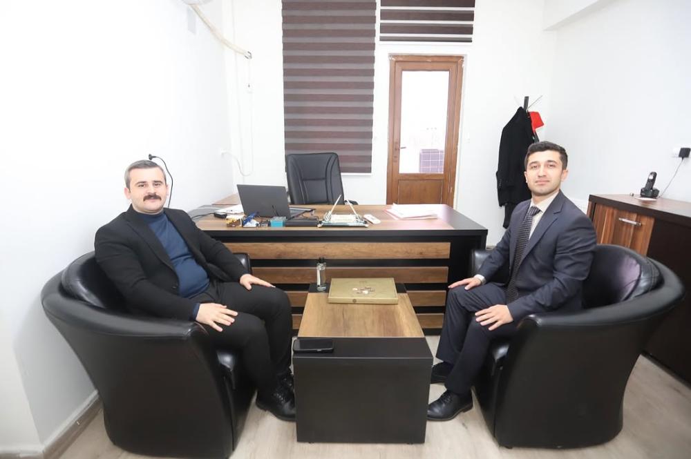 ÇUKURCA KAYMAKAMI MERT KUMCU'DAN YENİ HÂKİM FIRAT ASLAN’A ZİYARET