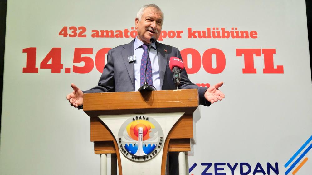 BAŞKAN ZEYDAN KARALAR'DAN AMATÖR SPORA 14.5 MİLYON TL DESTEK
