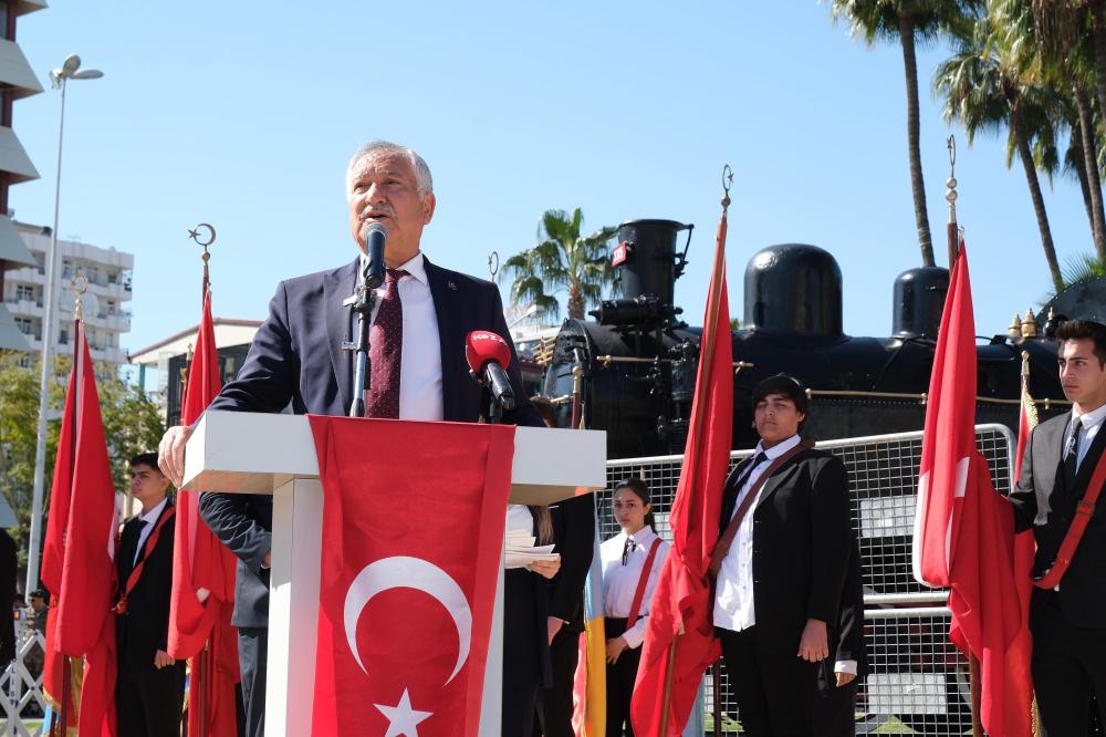 ATATÜRK’ÜN ADANA’YA GELİŞİNİN 102. YILI COŞKUYLA KUTLANDI