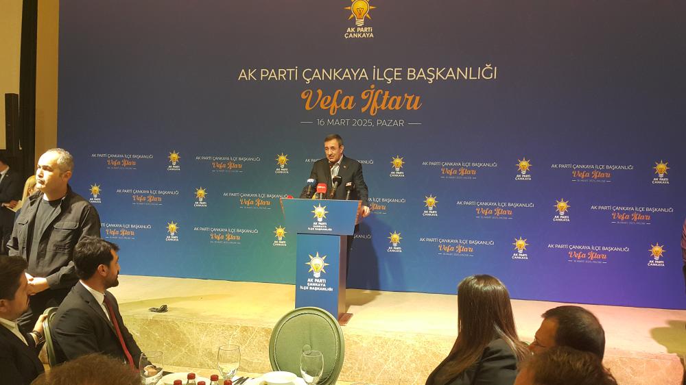 CUMHURBAŞKANI YARDIMCISI YILMAZ: “HALKIMIZIN REFAHINI ARTIRACAĞIZ”