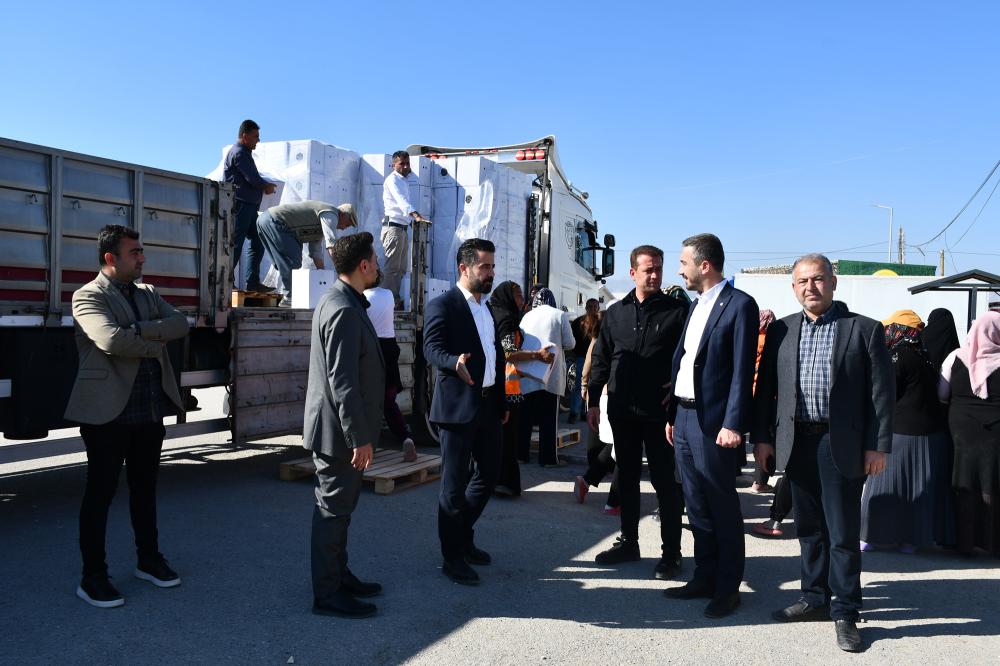 TOBB'DAN ADIYAMAN'DAKİ DEPREMZEDELERE RAMAZAN YARDIMI