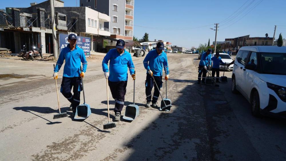 Adıyaman Belediyesi’nden Yeni Mahalle’de Kapsamlı Temizlik Çalışması