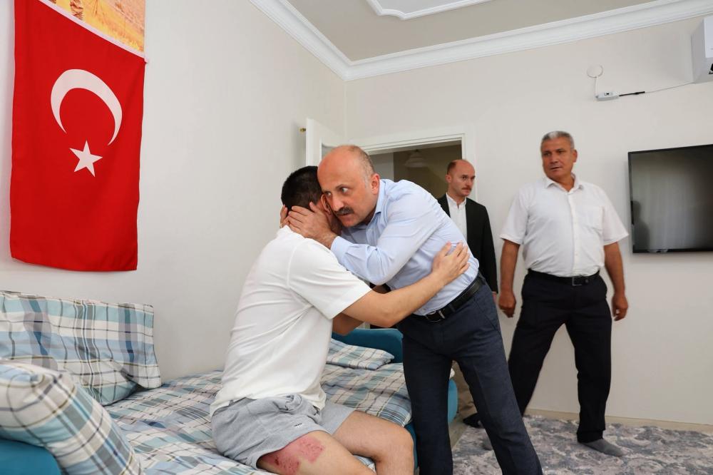 Vali Varol’dan Kahraman Gaziye Ziyaret