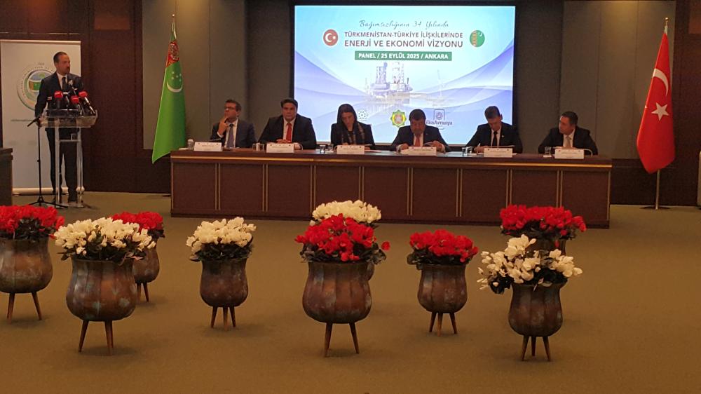 TÜRKMENİSTAN\'IN BAĞIMSIZLIĞINI KAZANMASININ 34 NCÜ YILINDA ENERJİ VE EKONOMİ KONFERANSI ANKARA\'DA DÜZENLENDİ