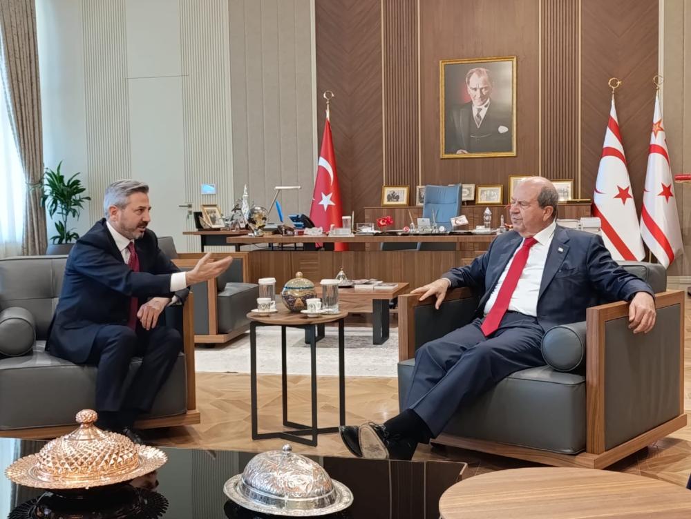 Bakan Yardımcısı Ahmet Aydın'dan KKTC Cumhurbaşkanı Tatar’a Ziyaret