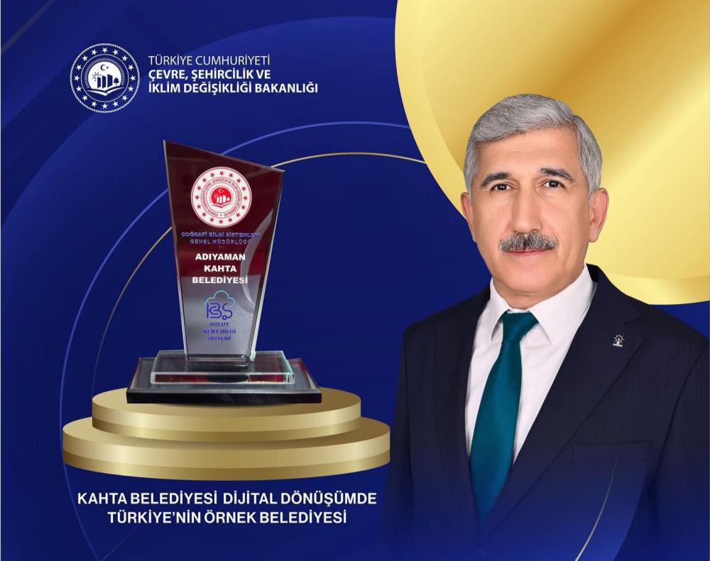 Kahta Belediyesi’ne E-Belediyecilikte “Başarı Ödülü”
