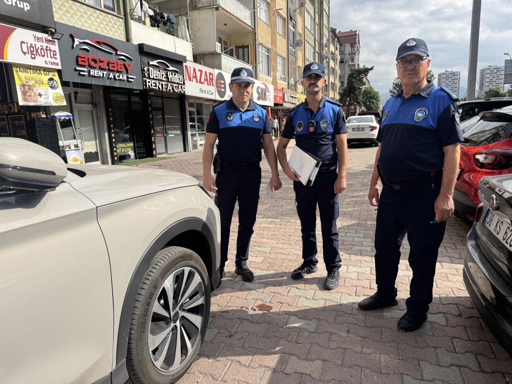 BÜYÜKŞEHİR ZABITASI’NDAN, “KALDIRIMLAR YAYALARIN, YOLLAR ARAÇLARIN” DENETİMİ