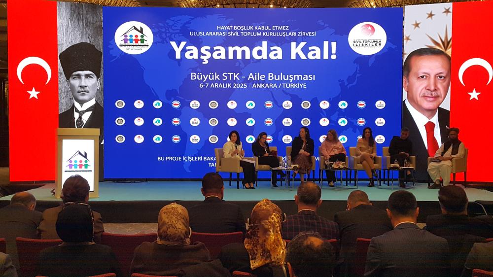 HAYAT BOŞLUK KABUL ETMEZ ULUSLARARASI SİVİL TOPLUM KURULUŞLARI ZİRVESİ ANKARA\'DA DÜZENLENDİ