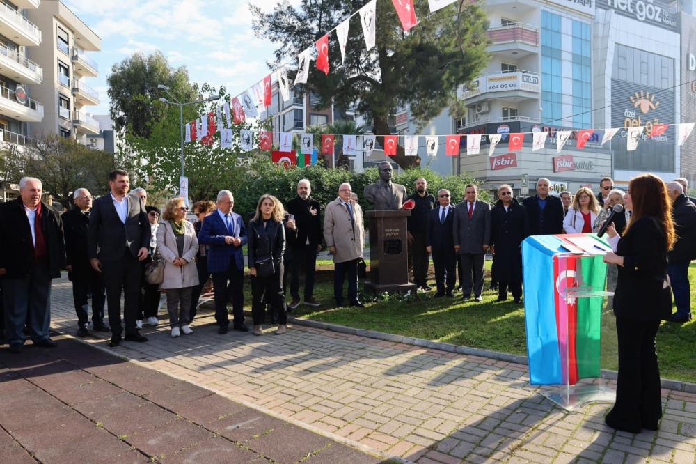 Haydar Aliyev Vefatının 22. Yılında Karşıyaka’da Anıldı