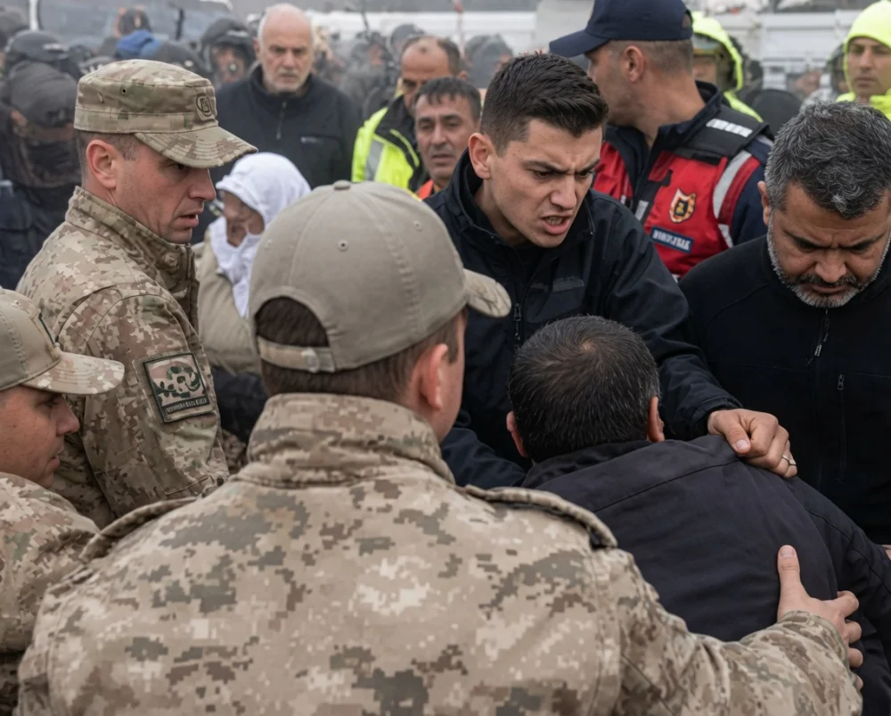 SONDAJA DİRENEN VATANDAŞLARA GÖZALTI