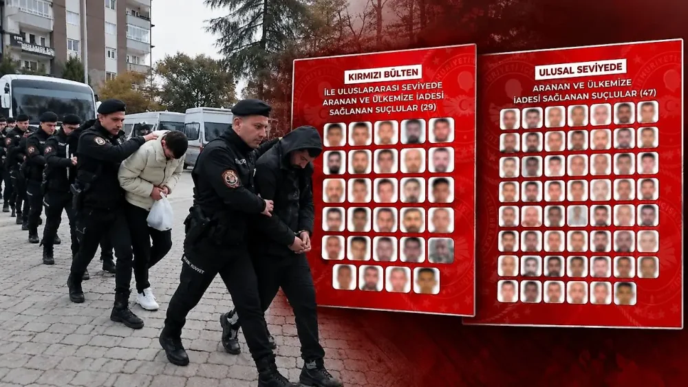 "76 ŞÜPHELİ TÜRKİYE’YE İADE EDİLDİ"