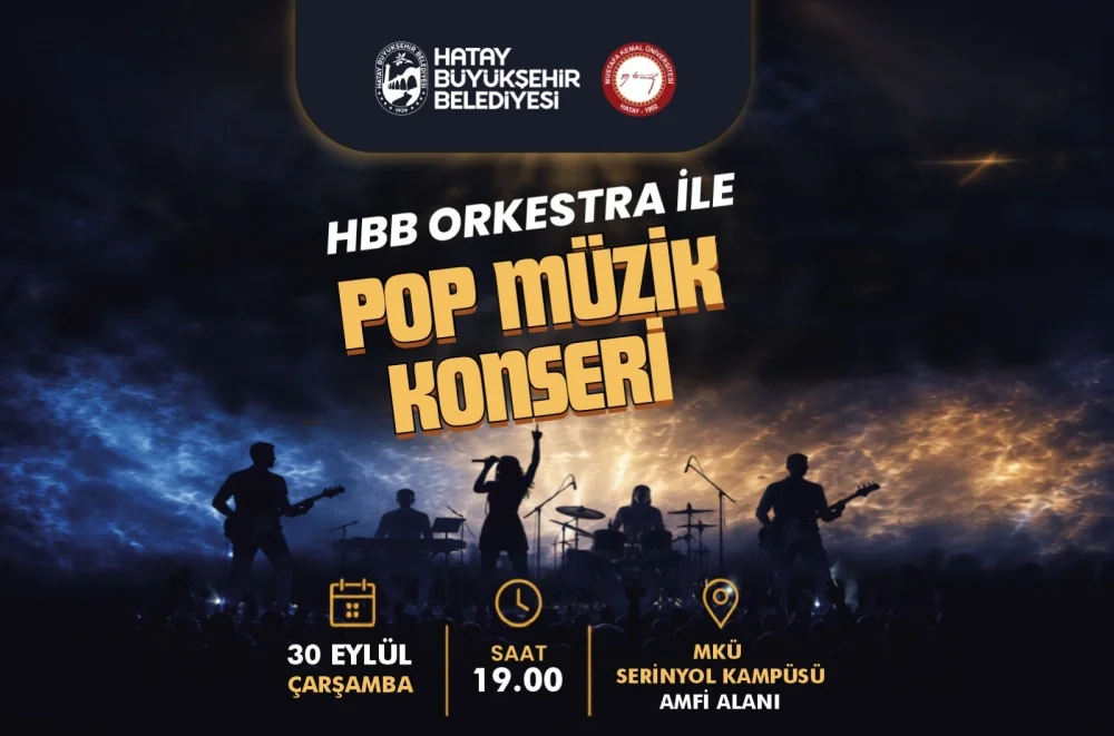 HBB’DEN KAMPÜSTE ÜCRETSİZ POP MÜZİK KONSERİ