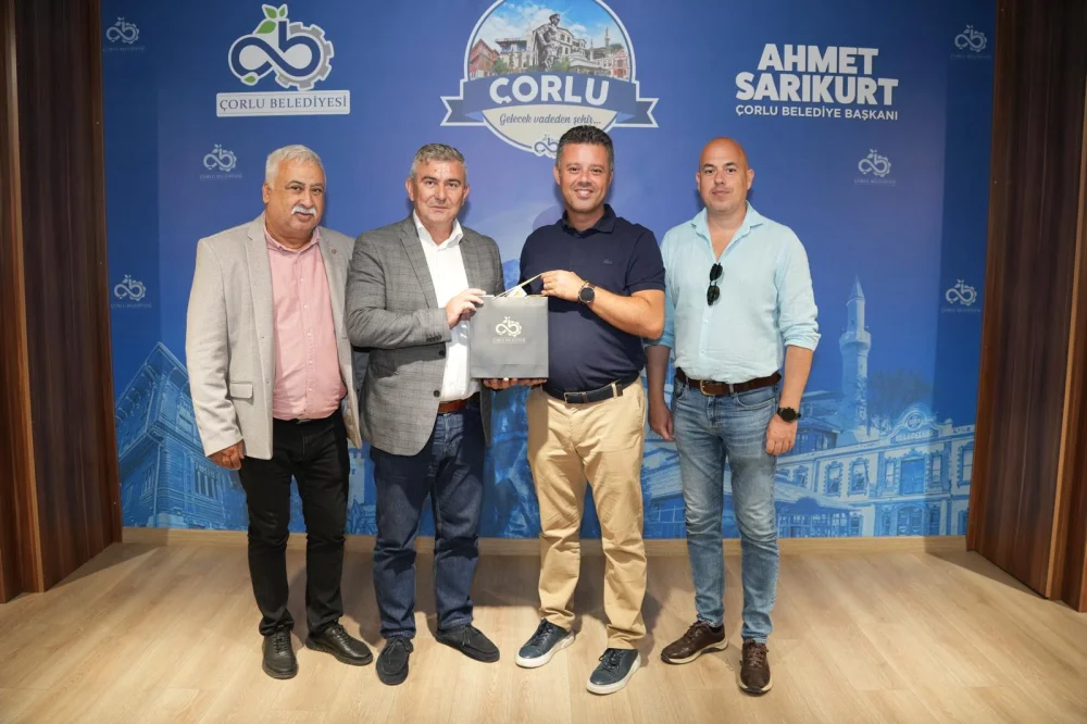 ROMANYALI BAŞKANLAR ÇORLU BELEDİYESİ’Nİ ZİYARET ETTİ